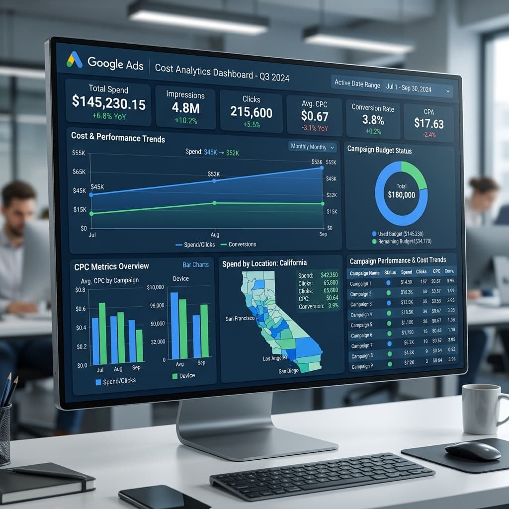 Google Ads Cost California: What Businesses Should Expect !!