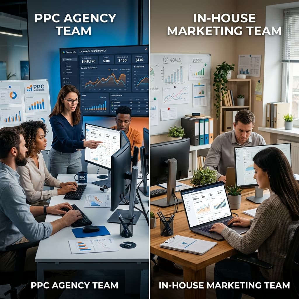 PPC Agency vs In-House Team: What Works Better Today