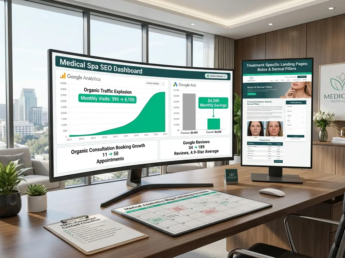 Sacramento Med Spa — SEO Replaces Paid Ads as Primary Patient Acquisition Channel